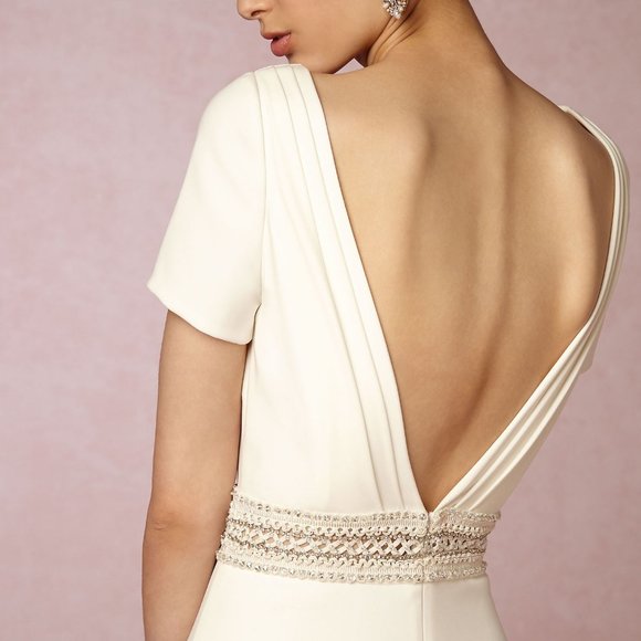 BHLDN Badgley Mischka Alice Wedding Gown Size 12 NEW - Picture 6 of 10